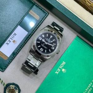 Explorer - 39mm - AÇO MOSTRADOR PRETO