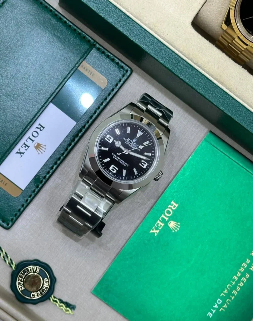 Explorer - 39mm - AÇO MOSTRADOR PRETO