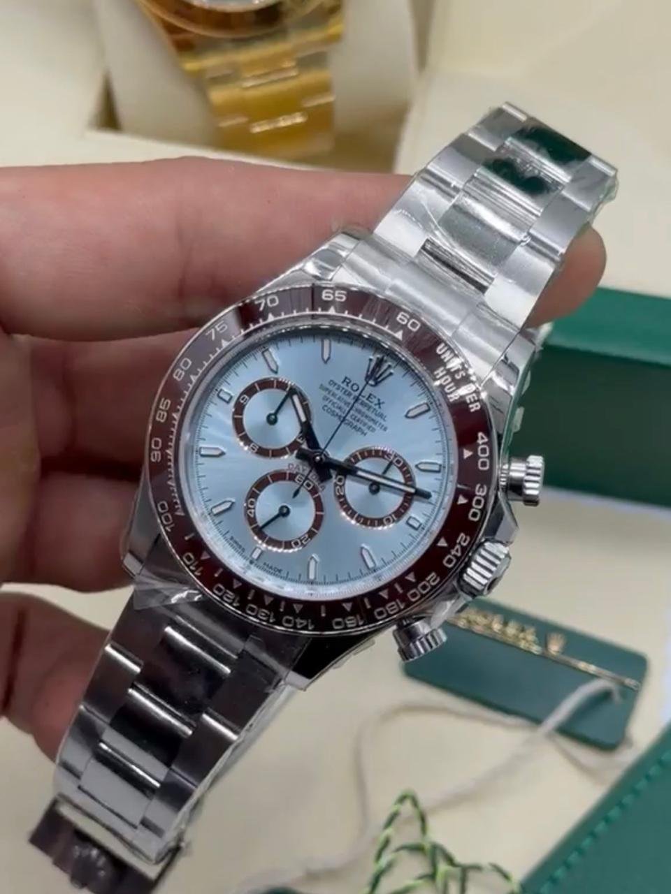 ROLEX Daytona 40mm - SUPER CLONE - AÇO MOSTRADOR TIFFANY - Imagem 2
