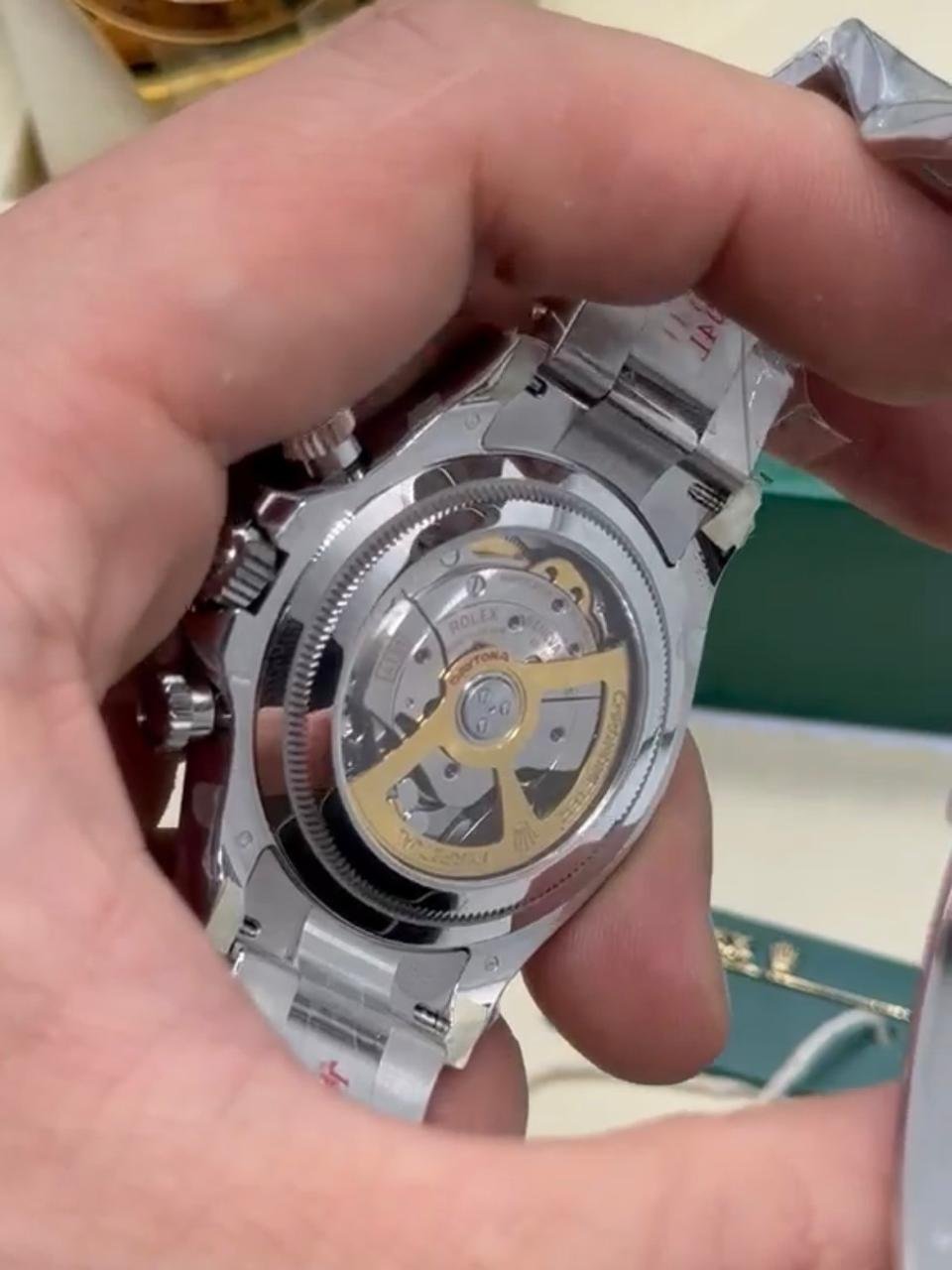 ROLEX Daytona 40mm - SUPER CLONE - AÇO MOSTRADOR TIFFANY - Imagem 3