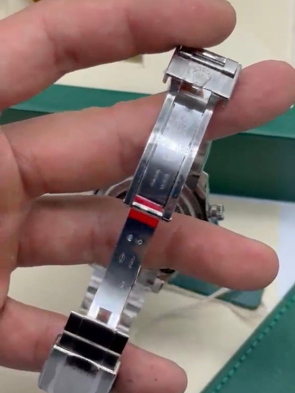ROLEX Daytona 40mm - SUPER CLONE - AÇO MOSTRADOR TIFFANY - Imagem 4