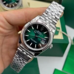 ROLEX Datejust 40mm - SUPER CLONE - AÇO MOSTRADOR VERDE