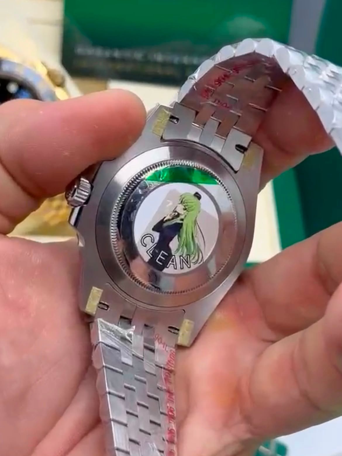 ROLEX GMT Master II 40mm - SUPER CLONE - AÇO MOSTRADOR PRETO (BATGIRL) - Imagem 2
