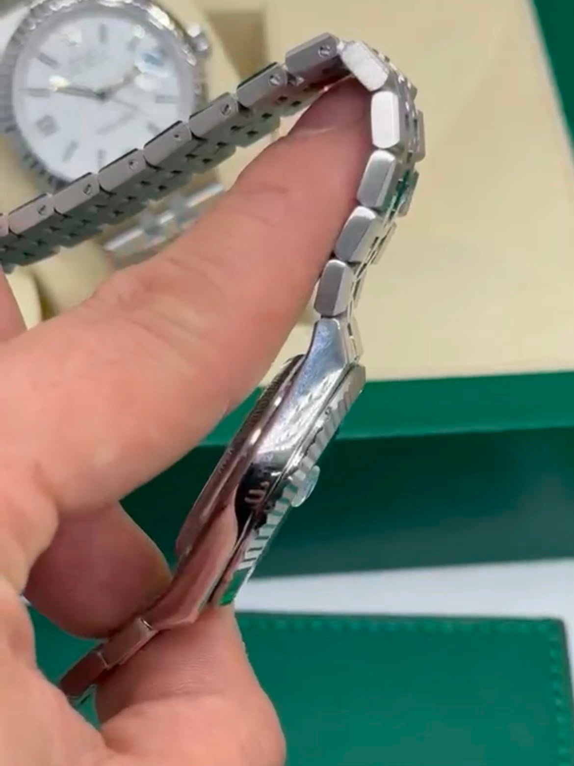 ROLEX Land Dweller 40mm - SUPER CLONE AÇO MOSTRADOR AZUL - Imagem 3
