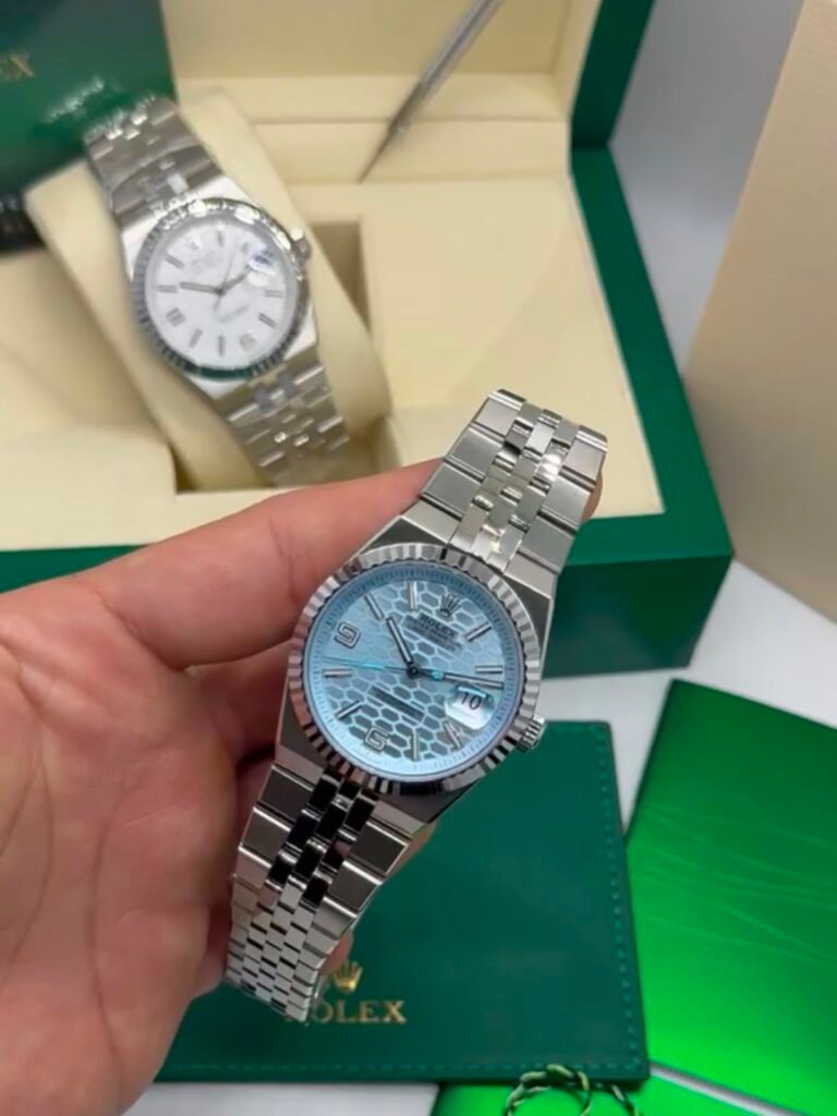 ROLEX Land Dweller 40mm - SUPER CLONE AÇO MOSTRADOR AZUL