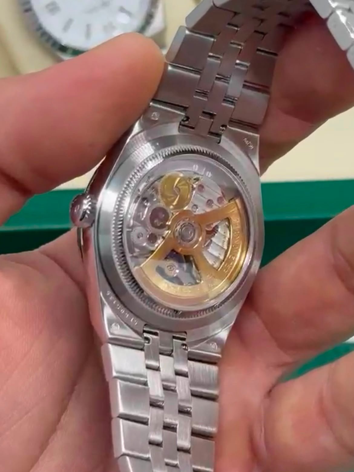 ROLEX Land Dweller 40mm - SUPER CLONE AÇO MOSTRADOR AZUL - Imagem 5