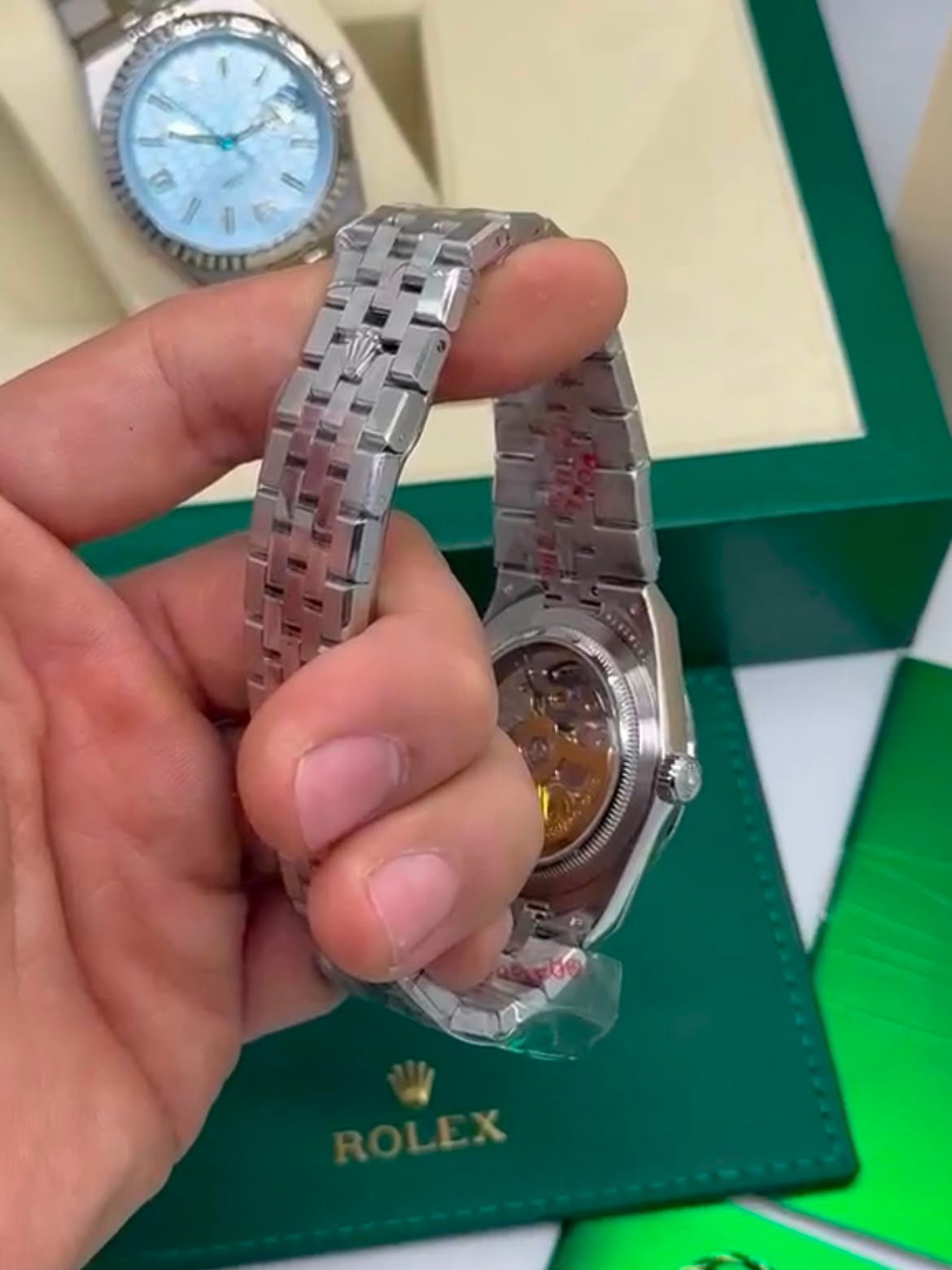 ROLEX Land Dweller 40mm - SUPER CLONE - AÇO MOSTRADOR BRANCO - Imagem 2