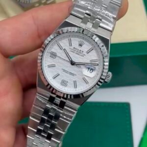 ROLEX Land Dweller 40mm - SUPER CLONE - AÇO MOSTRADOR BRANCO