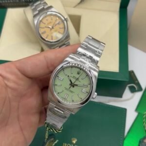 ROLEX Oyster Perpetual 40mm - SUPERCLONE - AÇO MOSTRADOR PISTACHE