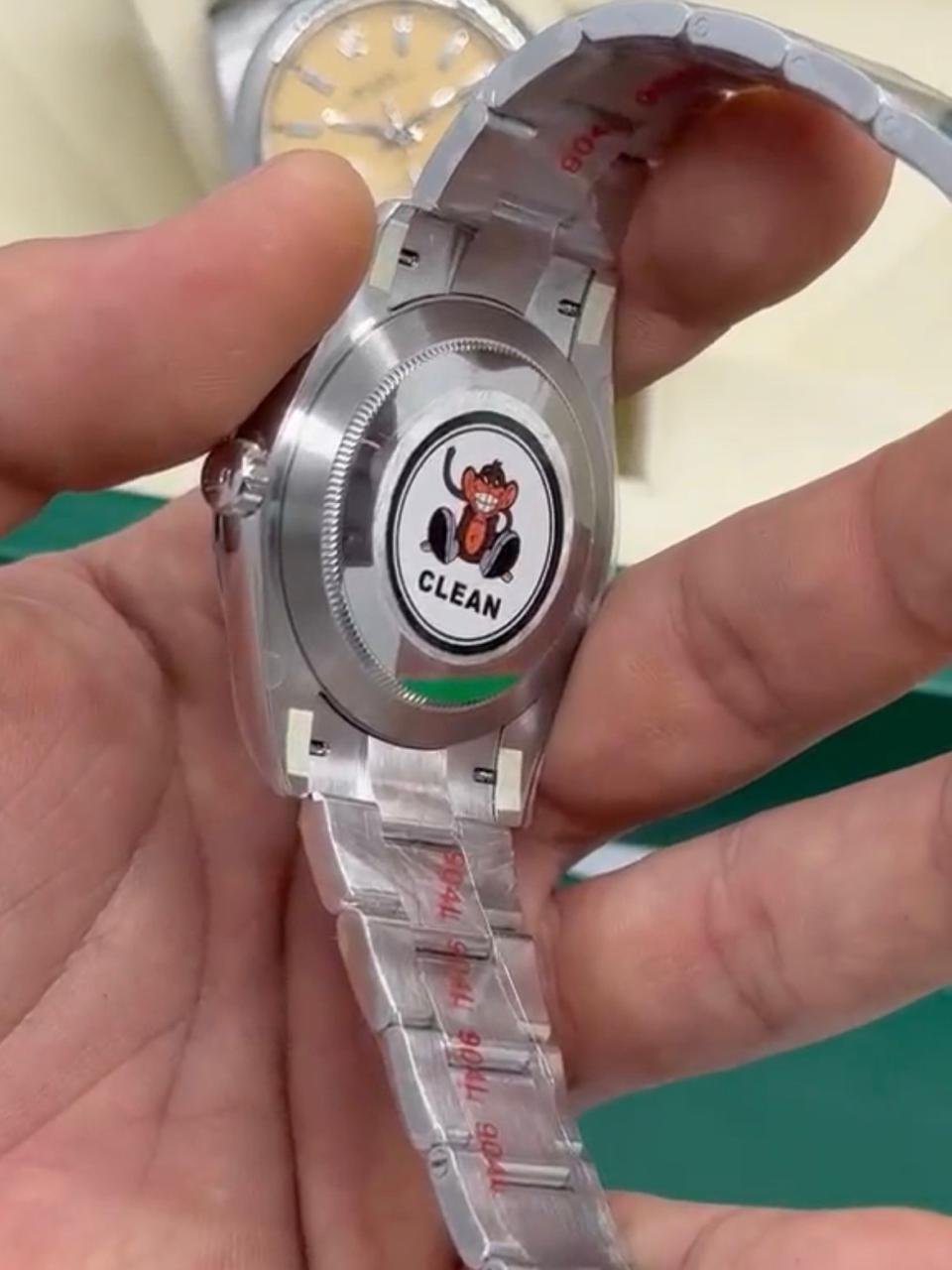 ROLEX Oyster Perpetual 40mm - SUPERCLONE - AÇO MOSTRADOR PISTACHE - Imagem 4