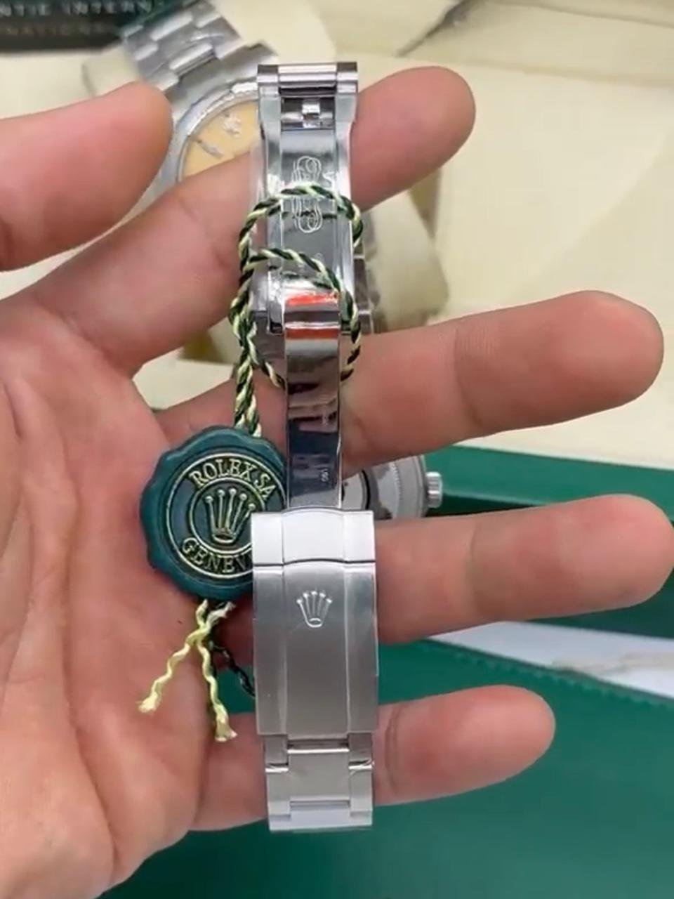 ROLEX Oyster Perpetual 40mm - SUPERCLONE - AÇO MOSTRADOR PISTACHE - Imagem 5