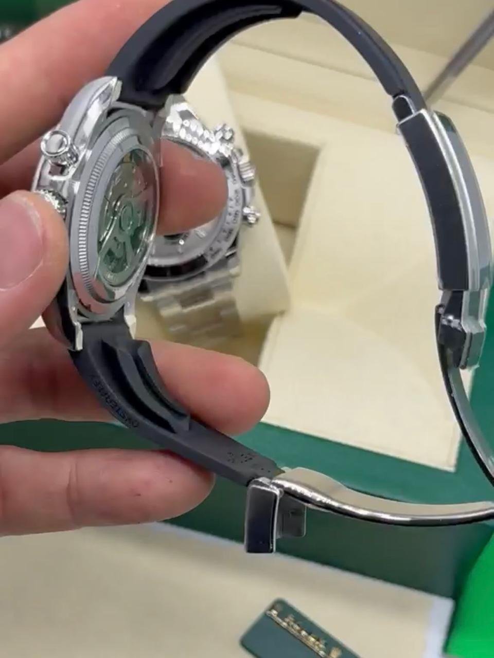 ROLEX Daytona 40mm - SUPER CLONE - AÇO MOSTRADOR CINZA - Imagem 4