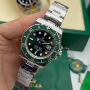 ROLEX Submariner 40mm - SUPER CLONE - AÇO MOSTRADOR VERDE (HULK)