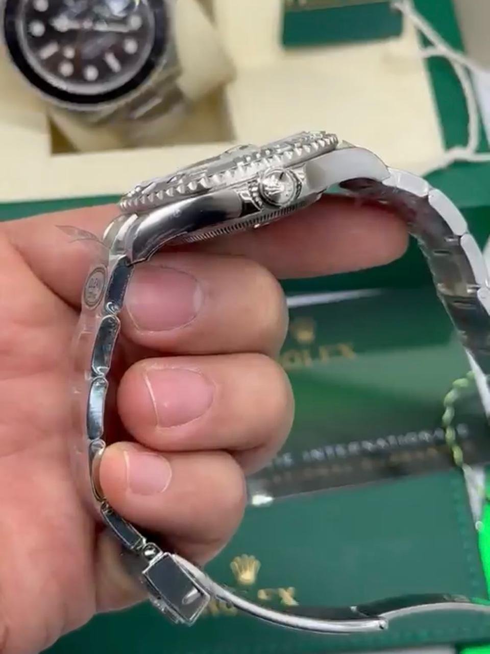 ROLEX Yacht Master - 40mm - SUPER CLONE - AÇO MOSTRADOR CINZA - Imagem 3