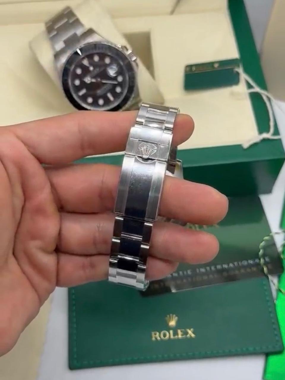 ROLEX Yacht Master - 40mm - SUPER CLONE - AÇO MOSTRADOR CINZA - Imagem 5