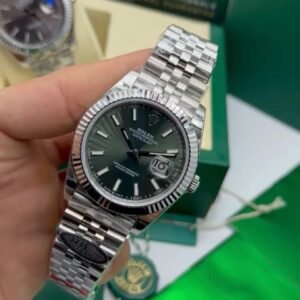 ROLEX Datejust 40mm - SUPER CLONE AÇO MOSTRADOR VERDE