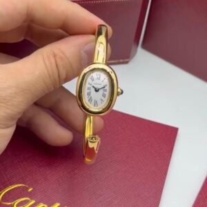 CARTIER BAIGNOIRE 19MM - AÇO DOURADO (BRACELETE)