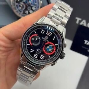 TAG Heuer Carrera BMW 42mm - AÇO MOSTRADOR PRETO