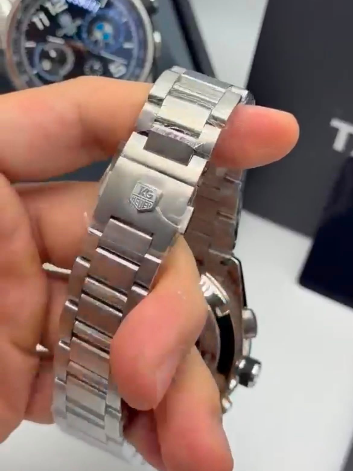 TAG Heuer Carrera BMW 42mm - AÇO MOSTRADOR PRETO - Imagem 4