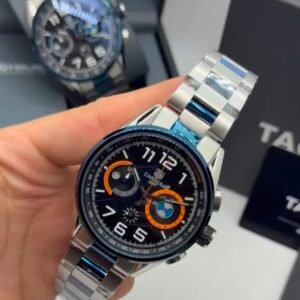 TAG Heuer Carrera BMW 42mm - AÇO MOSTRADOR PRETO