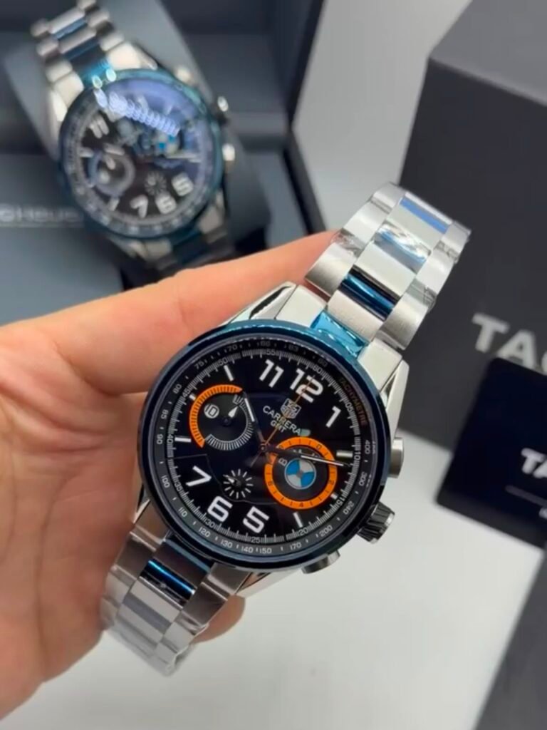 TAG Heuer Carrera BMW 42mm - AÇO MOSTRADOR PRETO