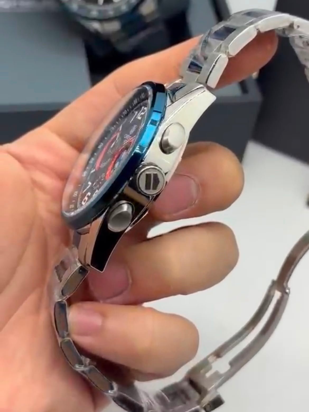 TAG Heuer Carrera BMW 42mm - AÇO MOSTRADOR PRETO - Imagem 3