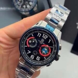 TAG Heuer Carrera BMW 42mm - AÇO MOSTRADOR PRETO