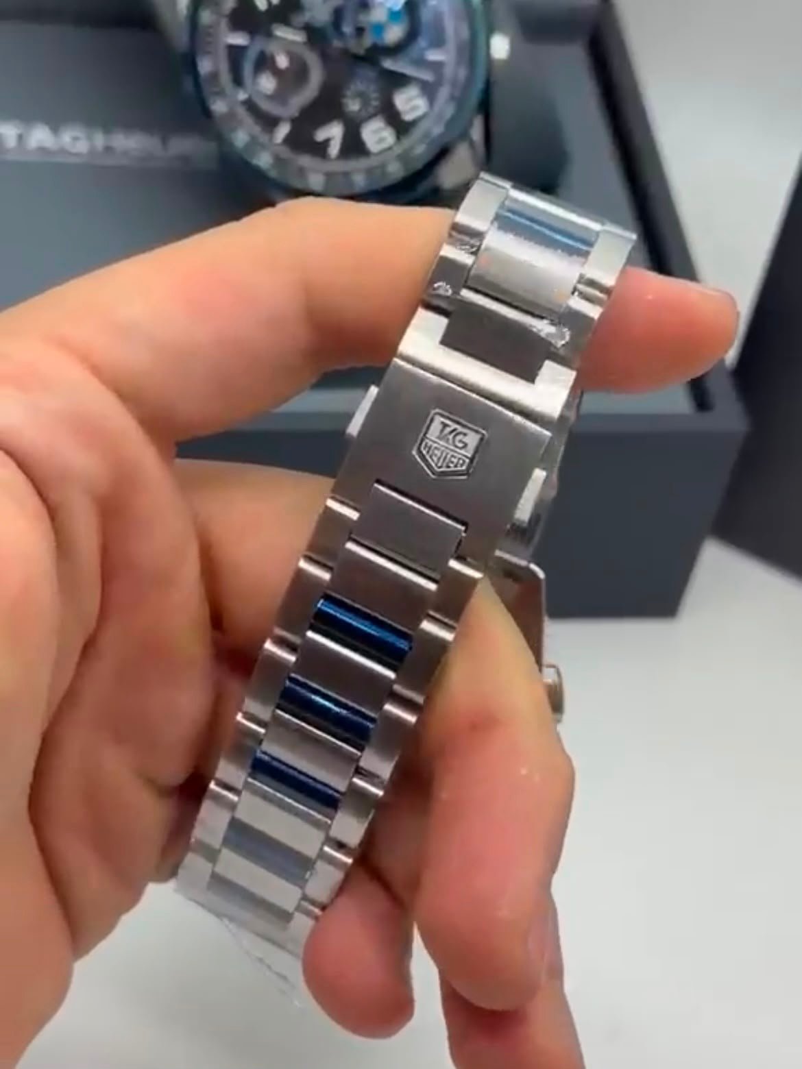 TAG Heuer Carrera BMW 42mm - AÇO MOSTRADOR PRETO - Imagem 4