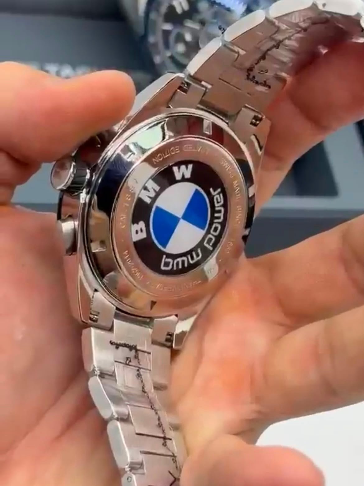 TAG Heuer Carrera BMW 42mm - AÇO MOSTRADOR PRETO - Imagem 5
