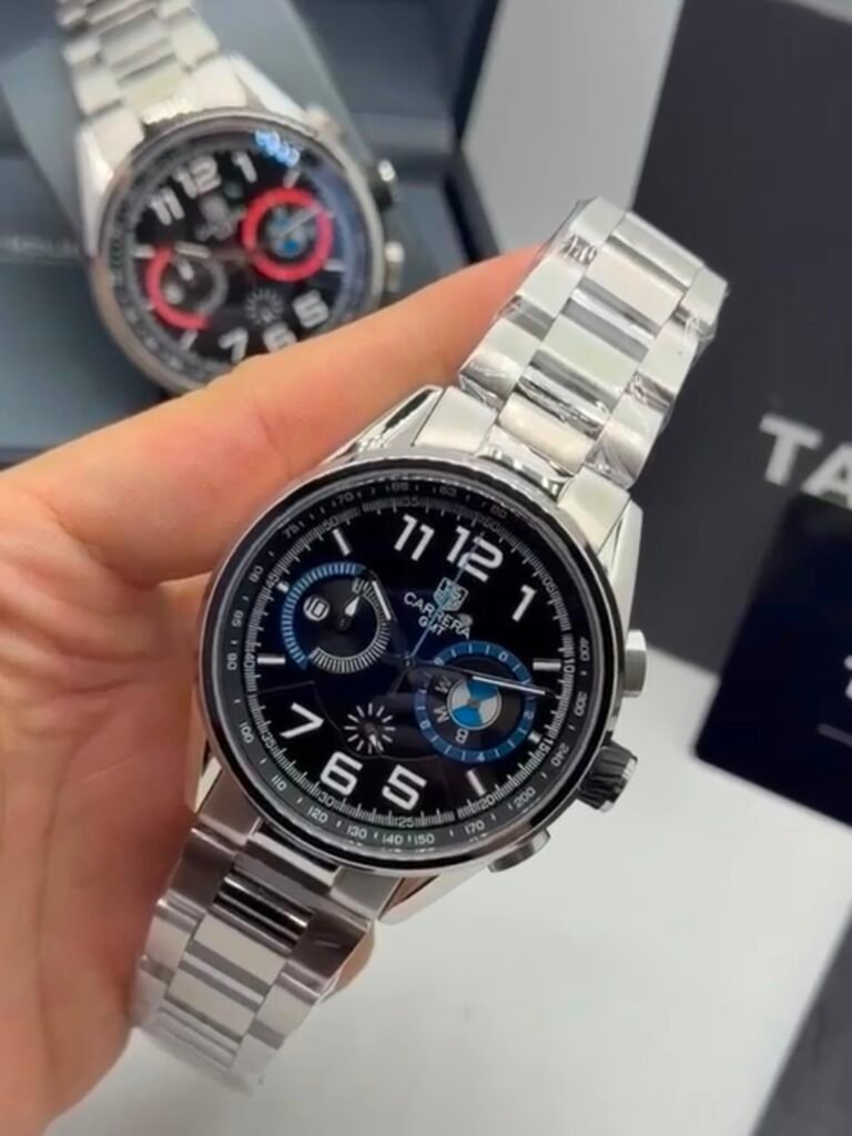 TAG Heuer Carrera BMW 42mm - AÇO MOSTRADOR PRETO