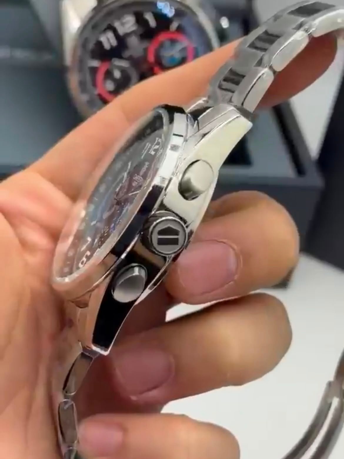 TAG Heuer Carrera BMW 42mm - AÇO MOSTRADOR PRETO - Imagem 2