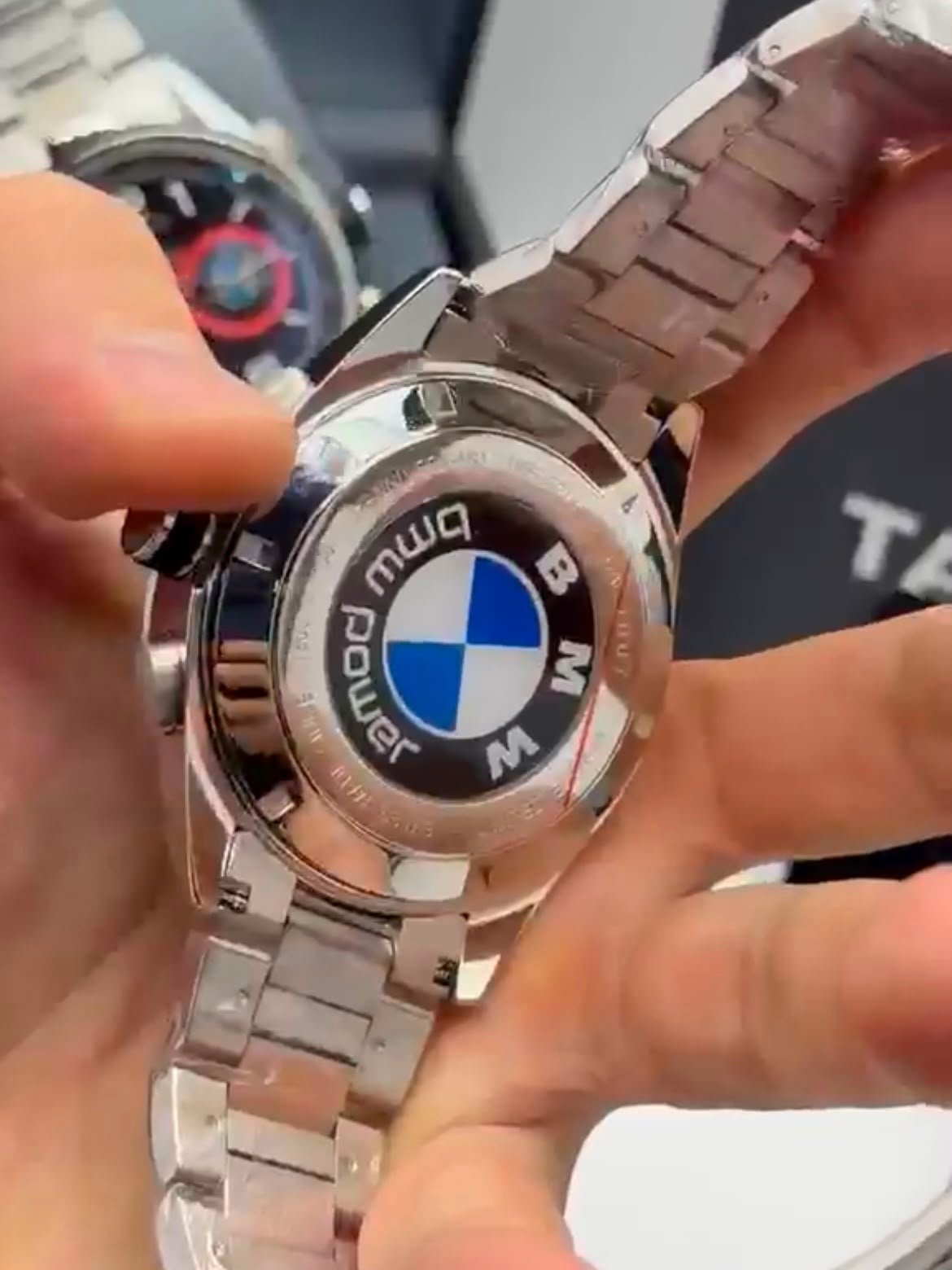 TAG Heuer Carrera BMW 42mm - AÇO MOSTRADOR PRETO - Imagem 3