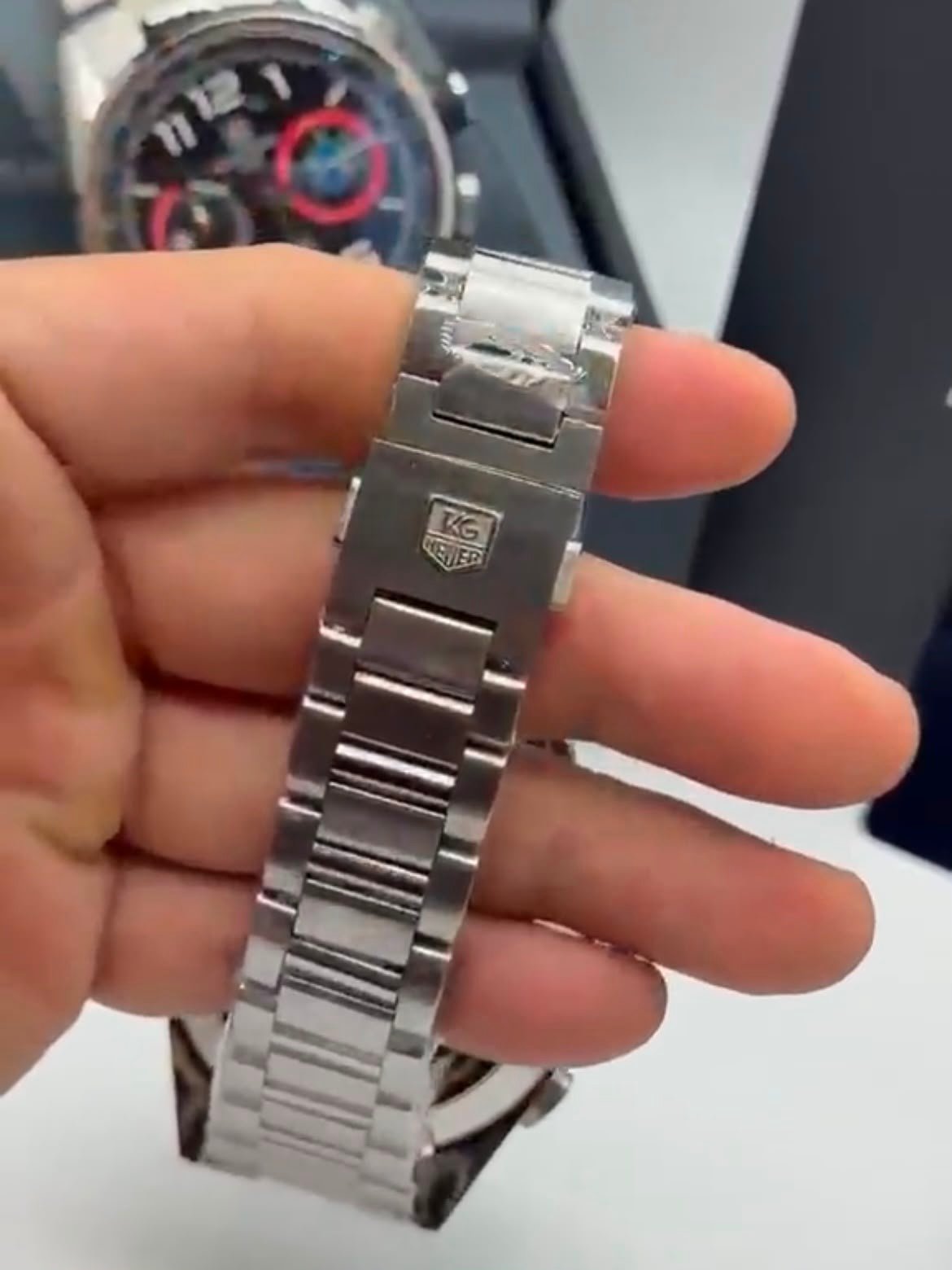 TAG Heuer Carrera BMW 42mm - AÇO MOSTRADOR PRETO - Imagem 5