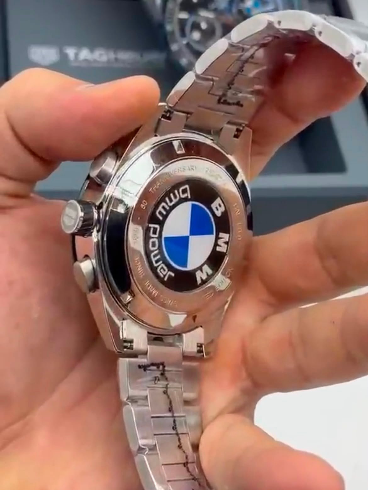 TAG Heuer Carrera BMW 42mm - AÇO MOSTRADOR BRANCO - Imagem 4