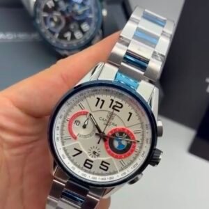 TAG Heuer Carrera BMW 42mm - AÇO MOSTRADOR BRANCO
