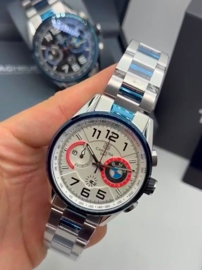 TAG Heuer Carrera BMW 42mm - AÇO MOSTRADOR BRANCO