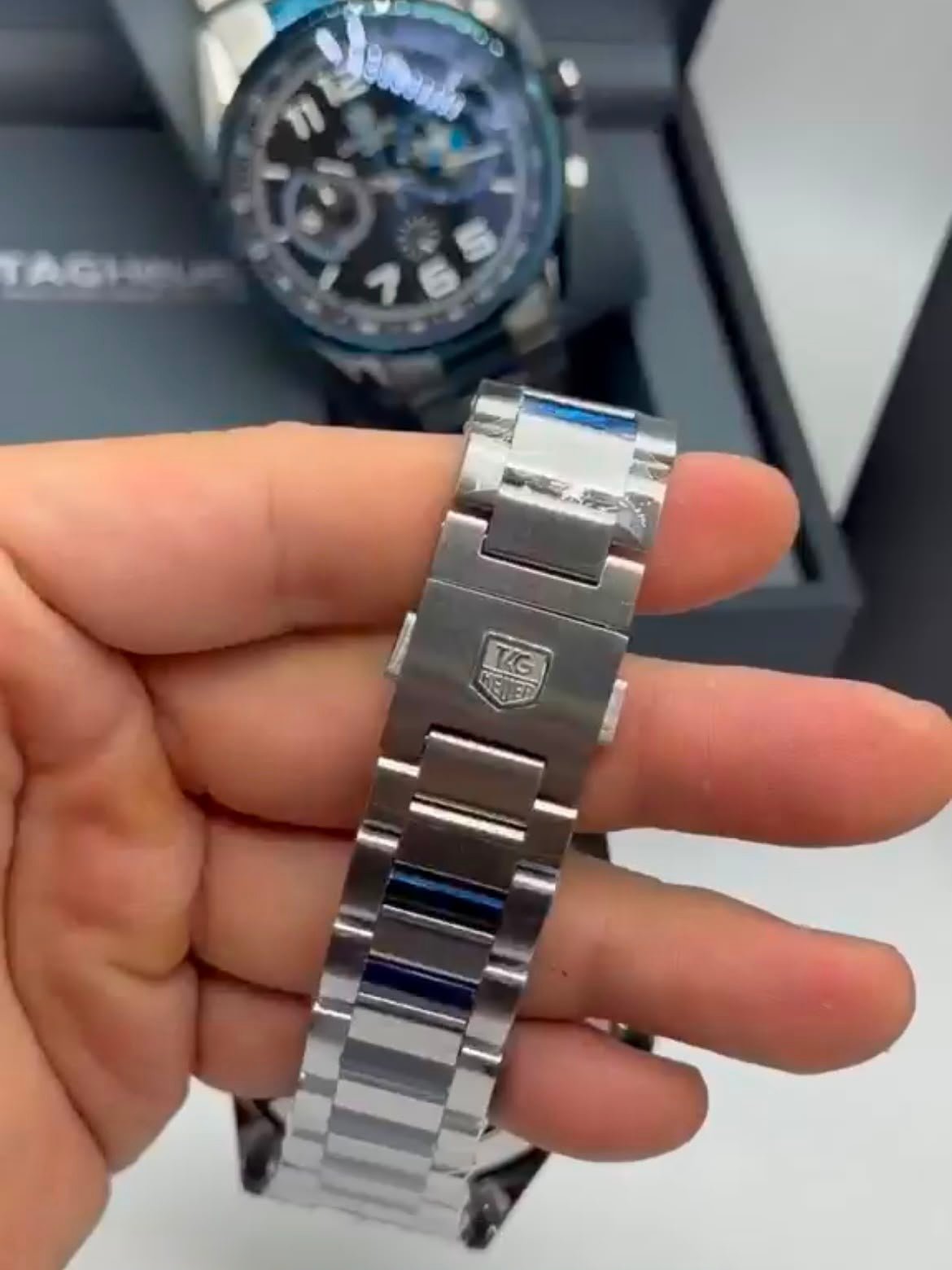 TAG Heuer Carrera BMW 42mm - AÇO MOSTRADOR BRANCO - Imagem 5