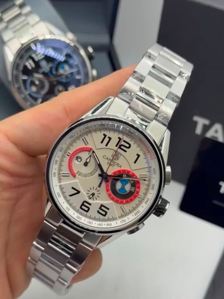 TAG Heuer Carrera BMW 42mm - AÇO MOSTRADOR BRANCO