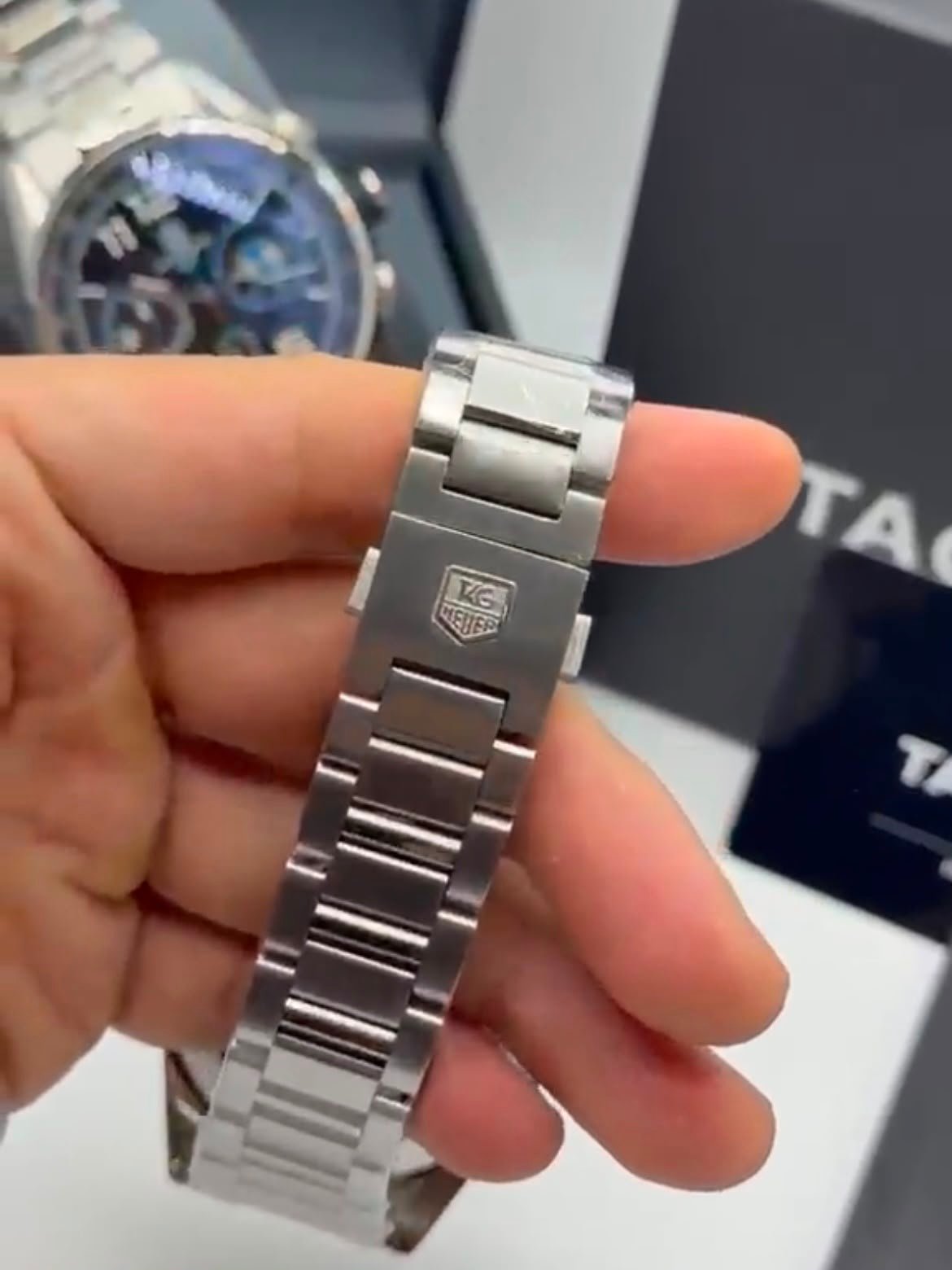 TAG Heuer Carrera BMW 42mm - AÇO MOSTRADOR BRANCO - Imagem 4