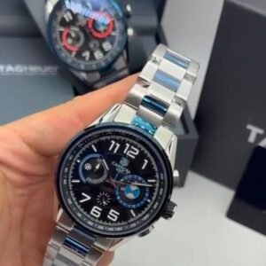 TAG Heuer Carrera BMW 42mm - AÇO MOSTRADOR PRETO