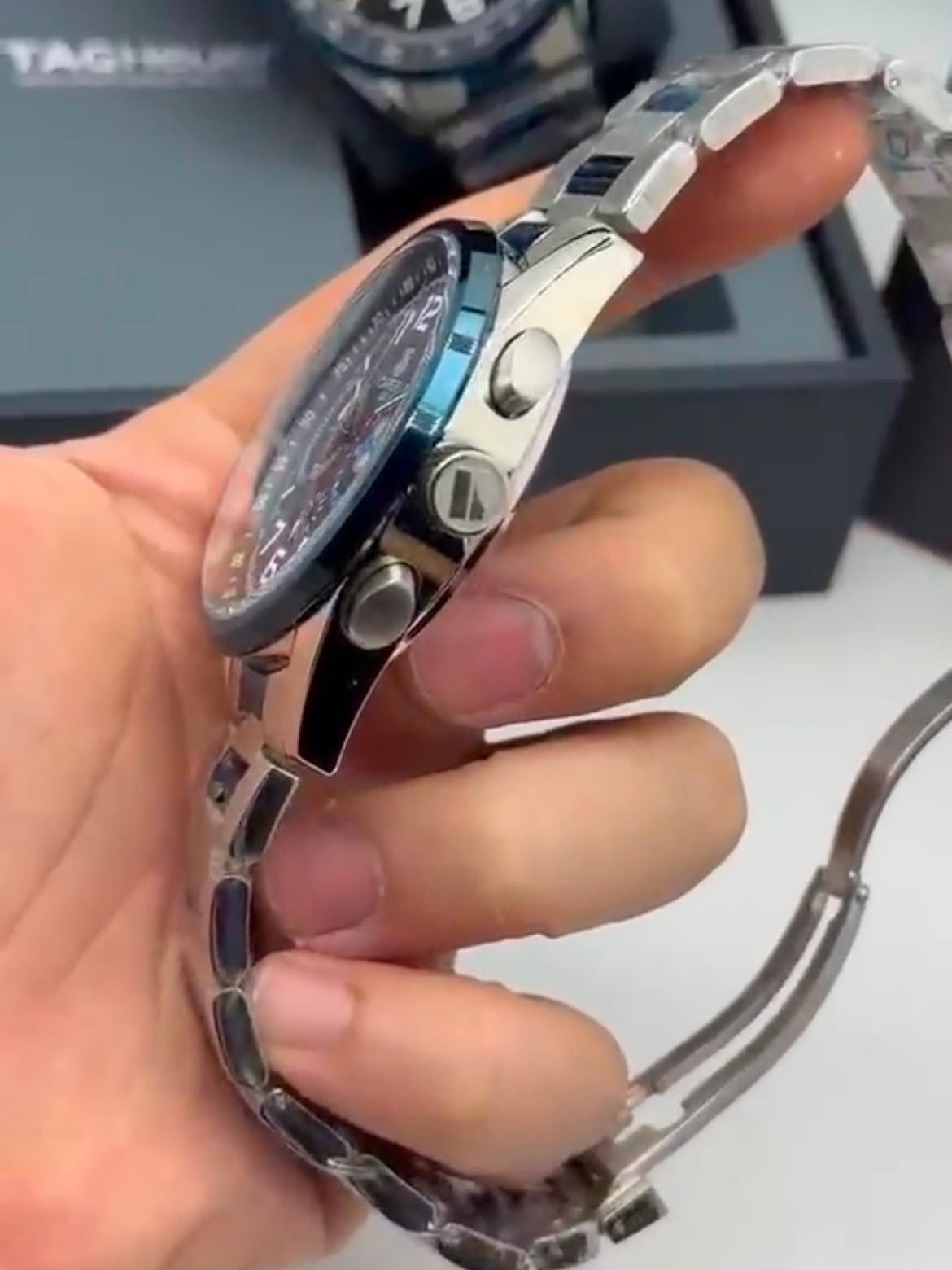 TAG Heuer Carrera BMW 42mm - AÇO MOSTRADOR PRETO - Imagem 2