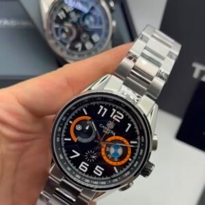 TAG Heuer Carrera BMW 42mm - AÇO MOSTRADOR PRETO