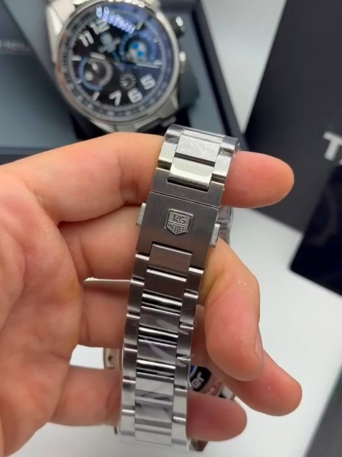 TAG Heuer Carrera BMW 42mm - AÇO MOSTRADOR PRETO - Imagem 4