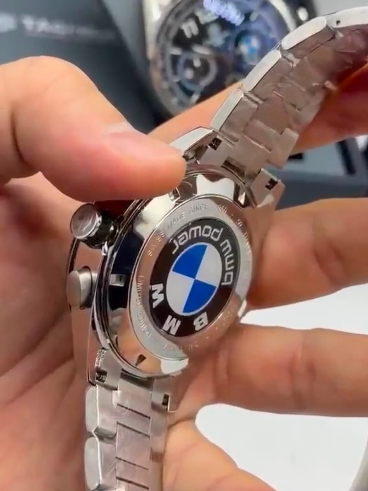 TAG Heuer Carrera BMW 42mm - AÇO MOSTRADOR PRETO - Imagem 5