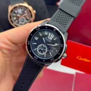 Cartier Calibre de Diver 42mm - AÇO MOSTRADOR PRETO - SILICONE