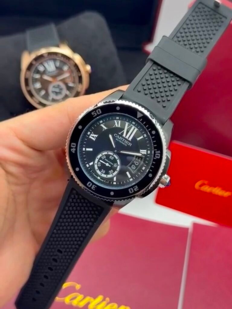 Cartier Calibre de Diver 42mm - AÇO MOSTRADOR PRETO - SILICONE
