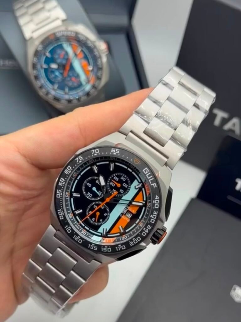 TAG HEUER GULF 42MM - AÇO MOSTRADOR PRETO