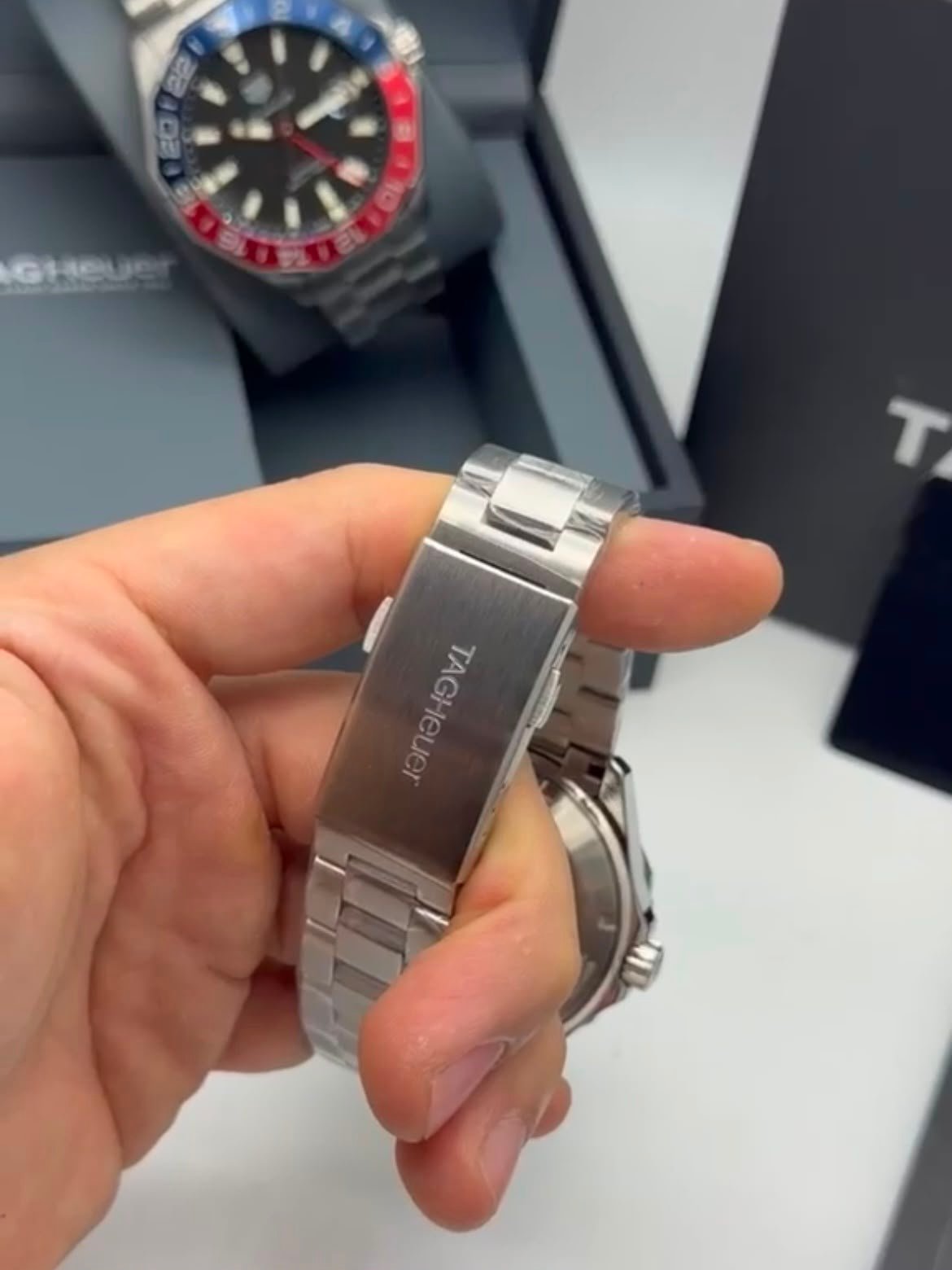 TAG Heuer Aquaracer 43mm - AÇO MOSTRADOR AZUL - Imagem 2