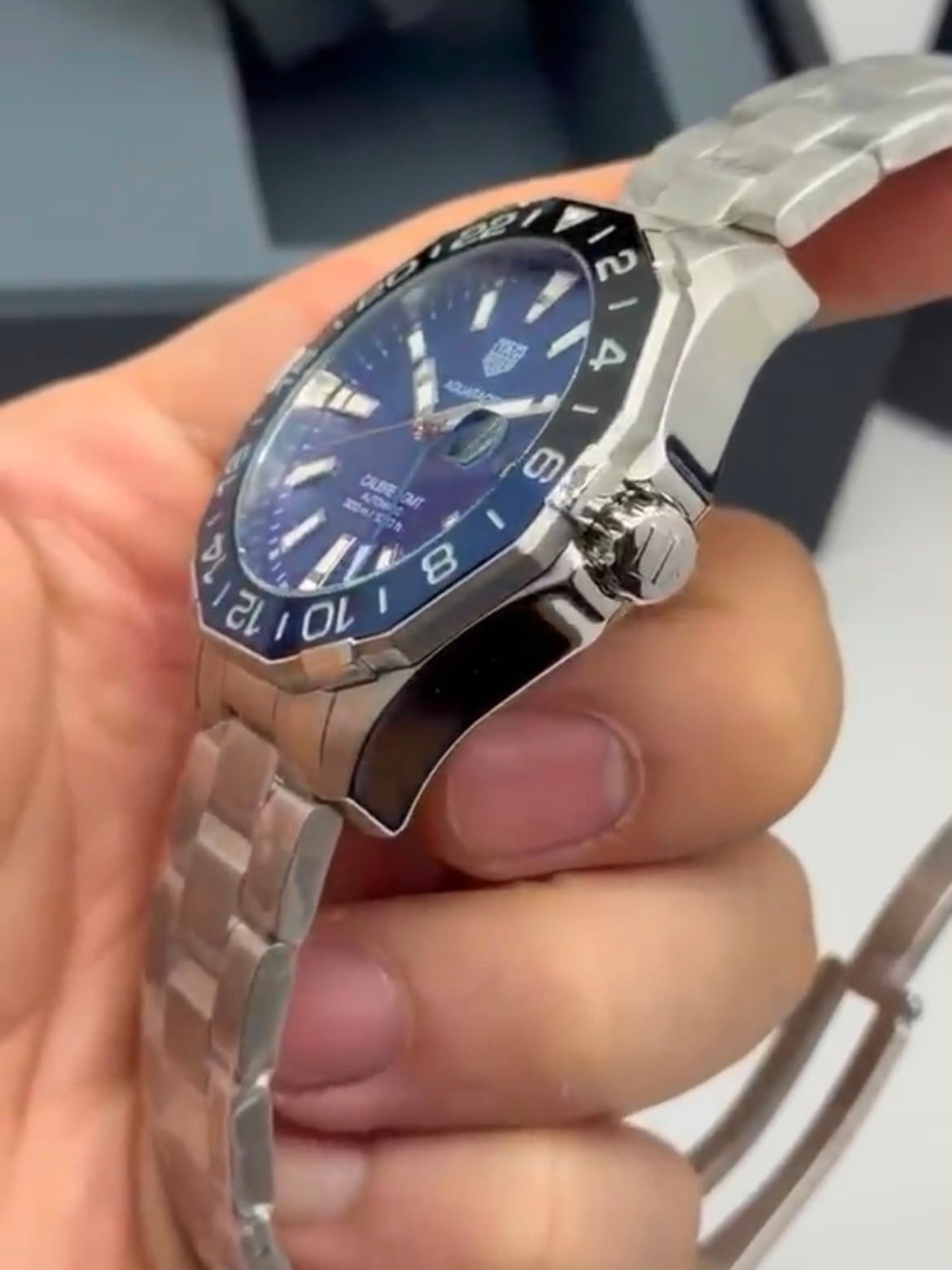 TAG Heuer Aquaracer 43mm - AÇO MOSTRADOR AZUL - Imagem 3