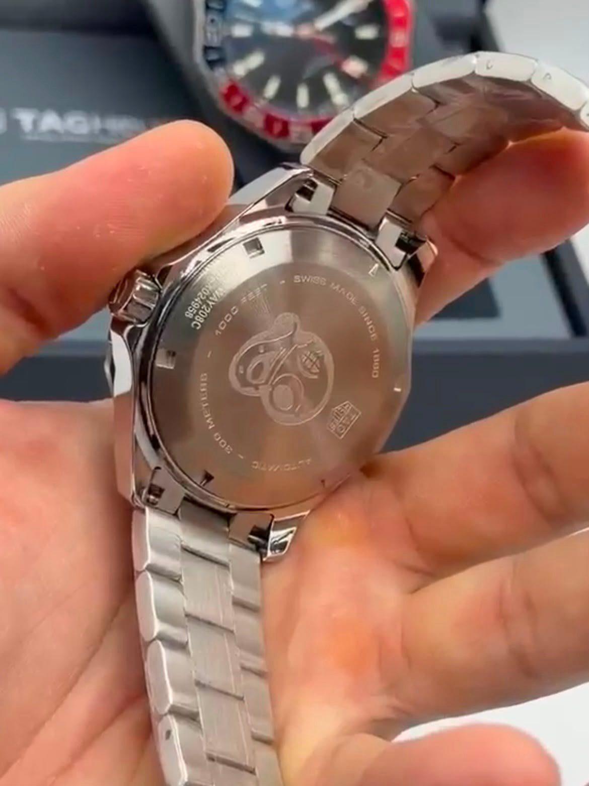TAG Heuer Aquaracer 43mm - AÇO MOSTRADOR AZUL - Imagem 5